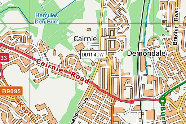 DD11 4DW map - OS VectorMap District (Ordnance Survey) DD11 4DW map - OS VectorMap District (Ordnance Survey)