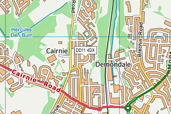 DD11 4DX map - OS VectorMap District (Ordnance Survey) DD11 4DX map - OS VectorMap District (Ordnance Survey)