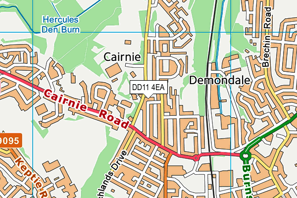 DD11 4EA map - OS VectorMap District (Ordnance Survey) DD11 4EA map - OS VectorMap District (Ordnance Survey)