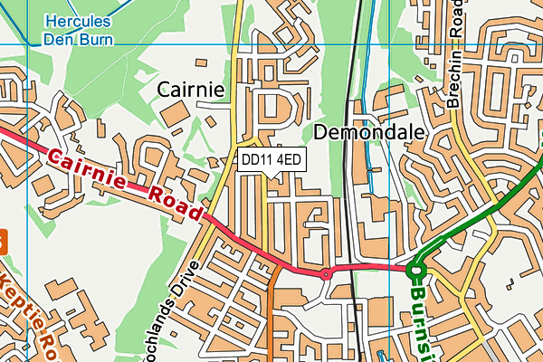 DD11 4ED map - OS VectorMap District (Ordnance Survey) DD11 4ED map - OS VectorMap District (Ordnance Survey)