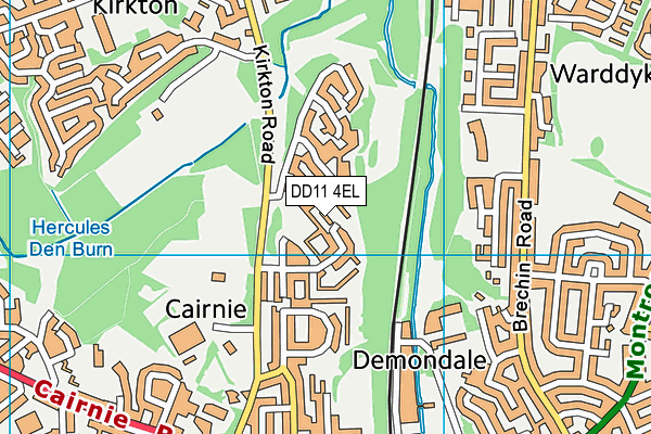 DD11 4EL map - OS VectorMap District (Ordnance Survey) DD11 4EL map - OS VectorMap District (Ordnance Survey)