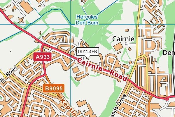 DD11 4ER map - OS VectorMap District (Ordnance Survey) DD11 4ER map - OS VectorMap District (Ordnance Survey)