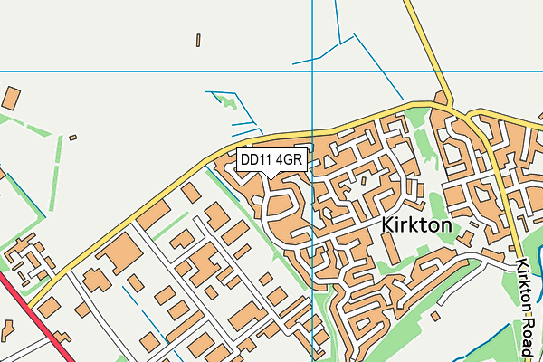 DD11 4GR map - OS VectorMap District (Ordnance Survey) DD11 4GR map - OS VectorMap District (Ordnance Survey)