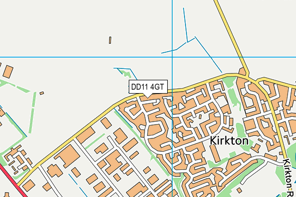 DD11 4GT map - OS VectorMap District (Ordnance Survey) DD11 4GT map - OS VectorMap District (Ordnance Survey)
