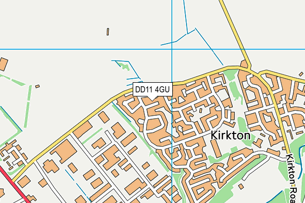 DD11 4GU map - OS VectorMap District (Ordnance Survey) DD11 4GU map - OS VectorMap District (Ordnance Survey)