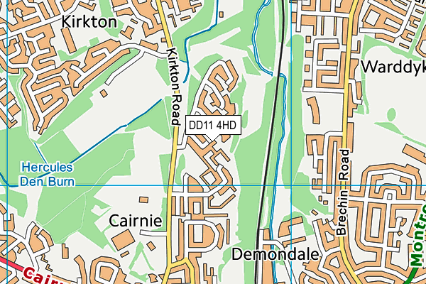 DD11 4HD map - OS VectorMap District (Ordnance Survey) DD11 4HD map - OS VectorMap District (Ordnance Survey)