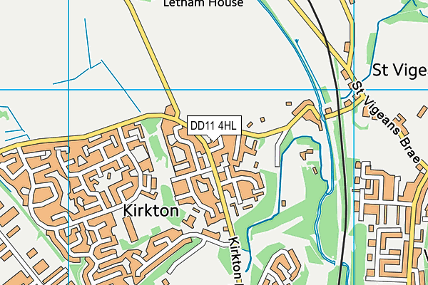 DD11 4HL map - OS VectorMap District (Ordnance Survey) DD11 4HL map - OS VectorMap District (Ordnance Survey)