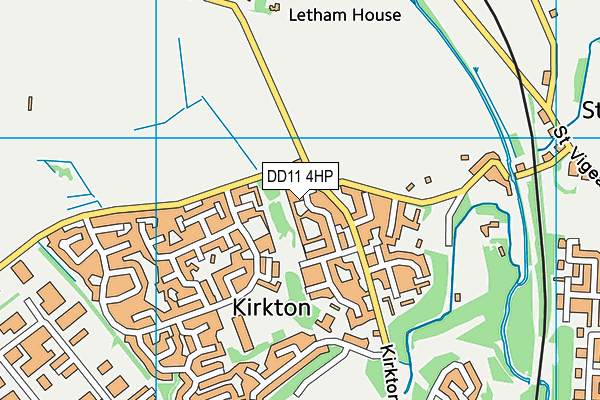 DD11 4HP map - OS VectorMap District (Ordnance Survey) DD11 4HP map - OS VectorMap District (Ordnance Survey)