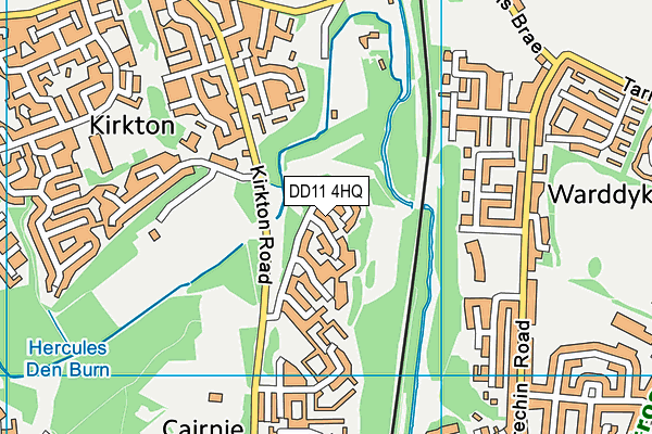 DD11 4HQ map - OS VectorMap District (Ordnance Survey) DD11 4HQ map - OS VectorMap District (Ordnance Survey)