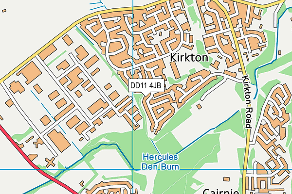 DD11 4JB map - OS VectorMap District (Ordnance Survey) DD11 4JB map - OS VectorMap District (Ordnance Survey)