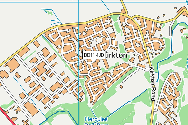 DD11 4JD map - OS VectorMap District (Ordnance Survey) DD11 4JD map - OS VectorMap District (Ordnance Survey)