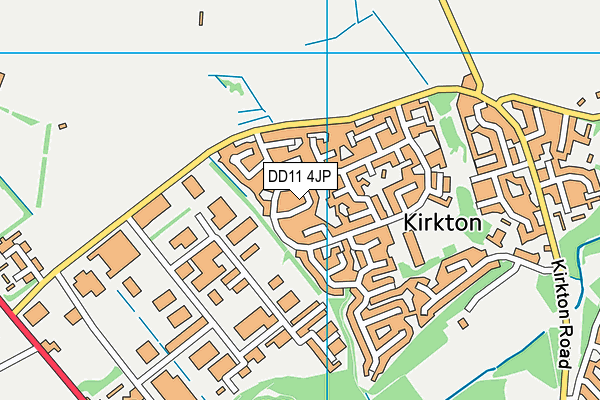 DD11 4JP map - OS VectorMap District (Ordnance Survey) DD11 4JP map - OS VectorMap District (Ordnance Survey)