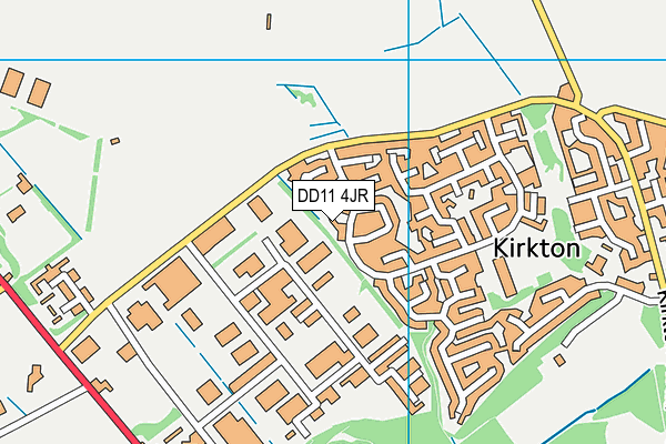 DD11 4JR map - OS VectorMap District (Ordnance Survey) DD11 4JR map - OS VectorMap District (Ordnance Survey)