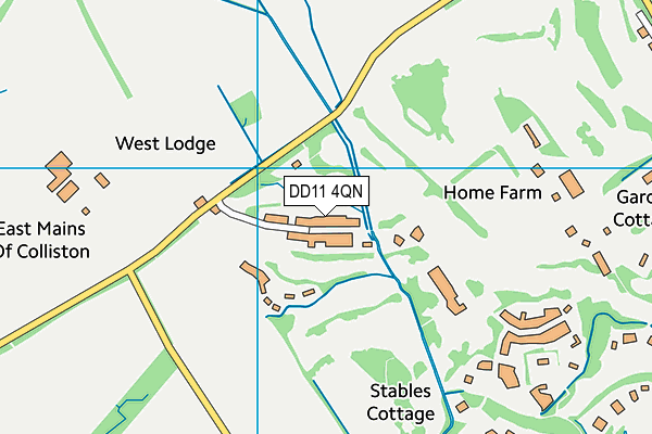 DD11 4QN map - OS VectorMap District (Ordnance Survey) DD11 4QN map - OS VectorMap District (Ordnance Survey)