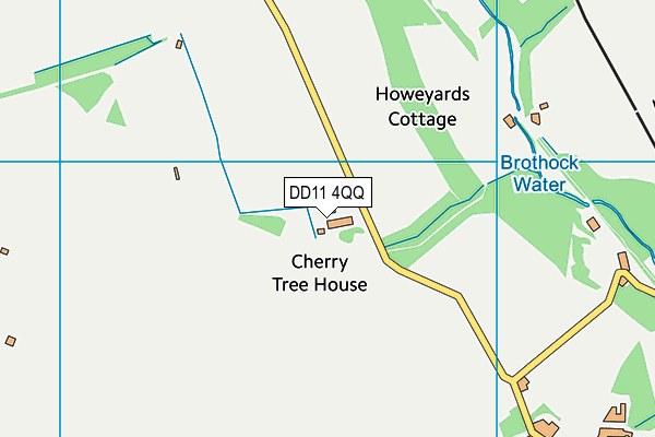 DD11 4QQ map - OS VectorMap District (Ordnance Survey) DD11 4QQ map - OS VectorMap District (Ordnance Survey)