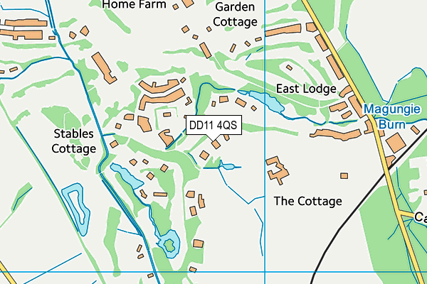 DD11 4QS map - OS VectorMap District (Ordnance Survey) DD11 4QS map - OS VectorMap District (Ordnance Survey)
