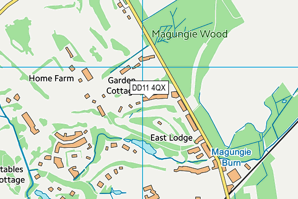 DD11 4QX map - OS VectorMap District (Ordnance Survey) DD11 4QX map - OS VectorMap District (Ordnance Survey)