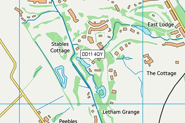 DD11 4QY map - OS VectorMap District (Ordnance Survey) DD11 4QY map - OS VectorMap District (Ordnance Survey)