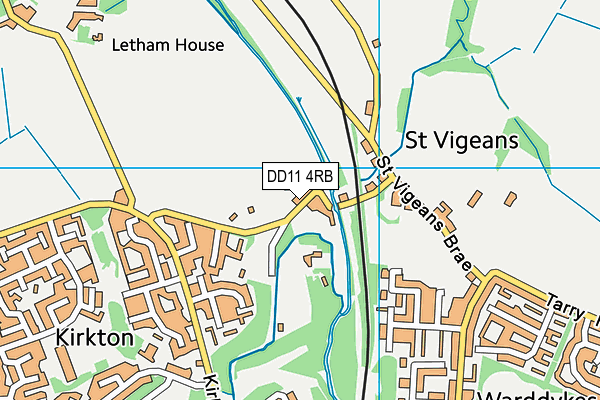 DD11 4RB map - OS VectorMap District (Ordnance Survey) DD11 4RB map - OS VectorMap District (Ordnance Survey)