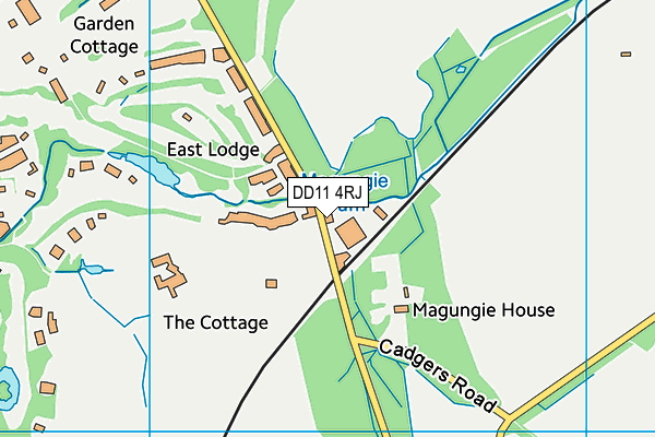 DD11 4RJ map - OS VectorMap District (Ordnance Survey) DD11 4RJ map - OS VectorMap District (Ordnance Survey)