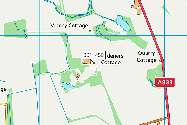 DD11 4SD map - OS VectorMap District (Ordnance Survey) DD11 4SD map - OS VectorMap District (Ordnance Survey)