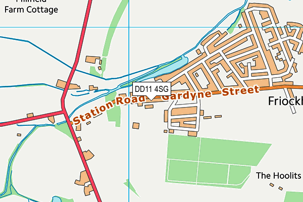 DD11 4SG map - OS VectorMap District (Ordnance Survey) DD11 4SG map - OS VectorMap District (Ordnance Survey)