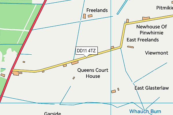 DD11 4TZ map - OS VectorMap District (Ordnance Survey) DD11 4TZ map - OS VectorMap District (Ordnance Survey)