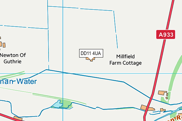 DD11 4UA map - OS VectorMap District (Ordnance Survey) DD11 4UA map - OS VectorMap District (Ordnance Survey)