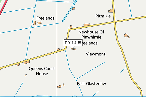 DD11 4UB map - OS VectorMap District (Ordnance Survey) DD11 4UB map - OS VectorMap District (Ordnance Survey)