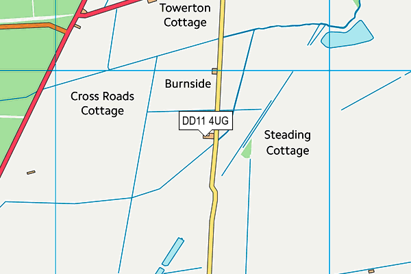 DD11 4UG map - OS VectorMap District (Ordnance Survey) DD11 4UG map - OS VectorMap District (Ordnance Survey)