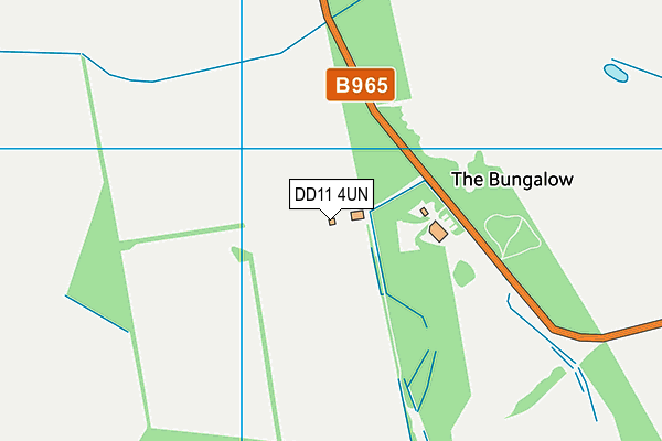 DD11 4UN map - OS VectorMap District (Ordnance Survey)