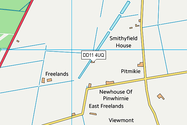 DD11 4UQ map - OS VectorMap District (Ordnance Survey) DD11 4UQ map - OS VectorMap District (Ordnance Survey)