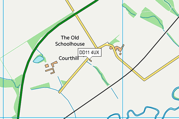 DD11 4UX map - OS VectorMap District (Ordnance Survey) DD11 4UX map - OS VectorMap District (Ordnance Survey)
