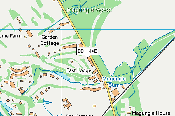 DD11 4XE map - OS VectorMap District (Ordnance Survey) DD11 4XE map - OS VectorMap District (Ordnance Survey)