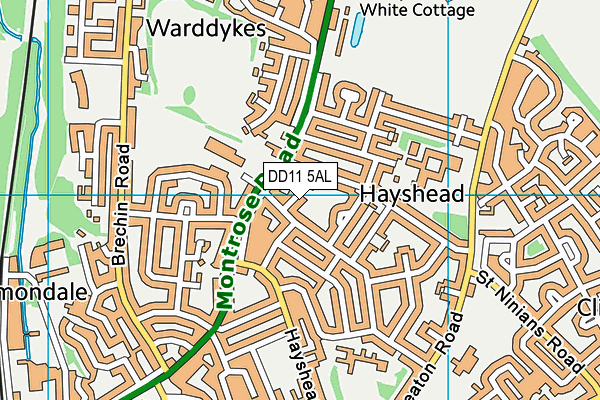 DD11 5AL map - OS VectorMap District (Ordnance Survey) DD11 5AL map - OS VectorMap District (Ordnance Survey)