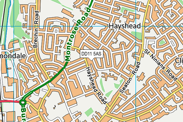DD11 5AS map - OS VectorMap District (Ordnance Survey) DD11 5AS map - OS VectorMap District (Ordnance Survey)