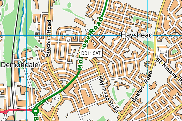 DD11 5AT map - OS VectorMap District (Ordnance Survey) DD11 5AT map - OS VectorMap District (Ordnance Survey)