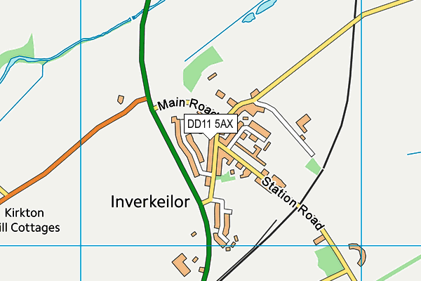 DD11 5AX map - OS VectorMap District (Ordnance Survey) DD11 5AX map - OS VectorMap District (Ordnance Survey)