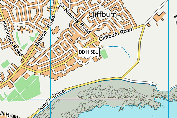 DD11 5BL map - OS VectorMap District (Ordnance Survey) DD11 5BL map - OS VectorMap District (Ordnance Survey)