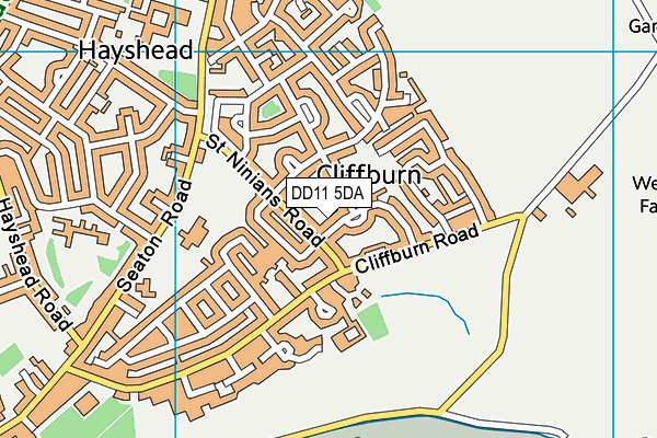 DD11 5DA map - OS VectorMap District (Ordnance Survey) DD11 5DA map - OS VectorMap District (Ordnance Survey)