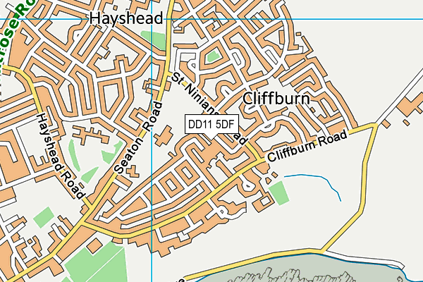 DD11 5DF map - OS VectorMap District (Ordnance Survey) DD11 5DF map - OS VectorMap District (Ordnance Survey)