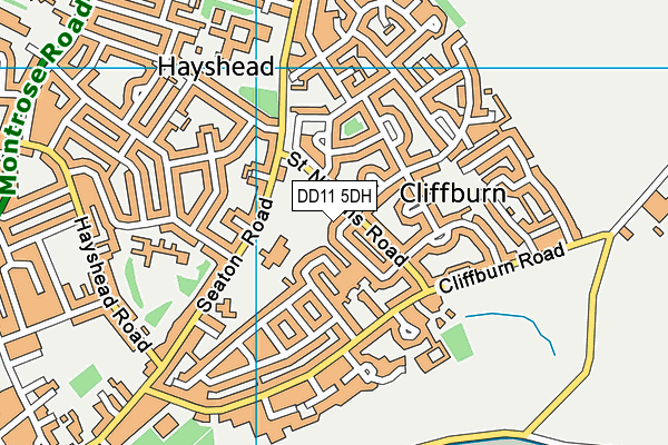 DD11 5DH map - OS VectorMap District (Ordnance Survey) DD11 5DH map - OS VectorMap District (Ordnance Survey)