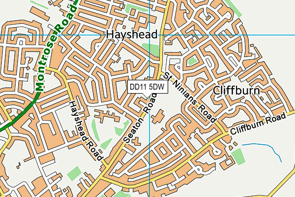 DD11 5DW map - OS VectorMap District (Ordnance Survey) DD11 5DW map - OS VectorMap District (Ordnance Survey)