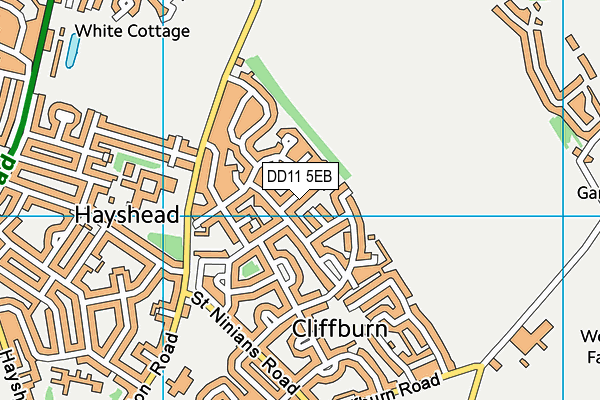 DD11 5EB map - OS VectorMap District (Ordnance Survey) DD11 5EB map - OS VectorMap District (Ordnance Survey)