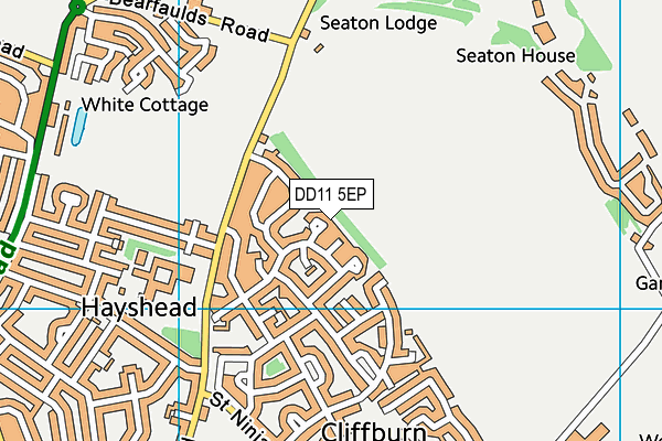 DD11 5EP map - OS VectorMap District (Ordnance Survey) DD11 5EP map - OS VectorMap District (Ordnance Survey)