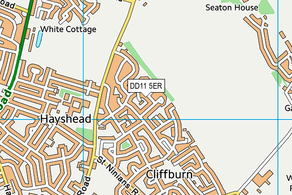 DD11 5ER map - OS VectorMap District (Ordnance Survey) DD11 5ER map - OS VectorMap District (Ordnance Survey)
