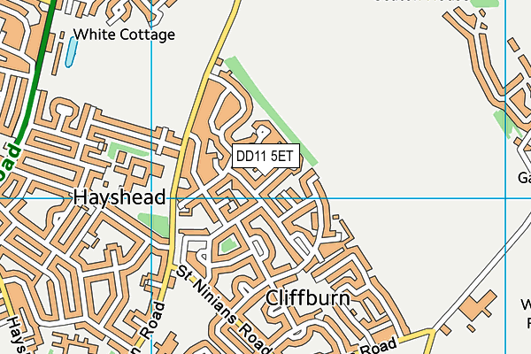 DD11 5ET map - OS VectorMap District (Ordnance Survey)