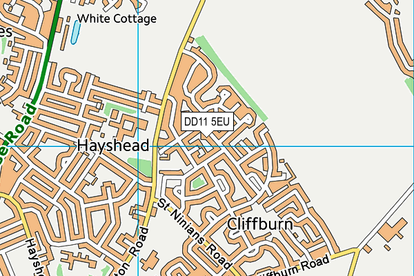 DD11 5EU map - OS VectorMap District (Ordnance Survey) DD11 5EU map - OS VectorMap District (Ordnance Survey)