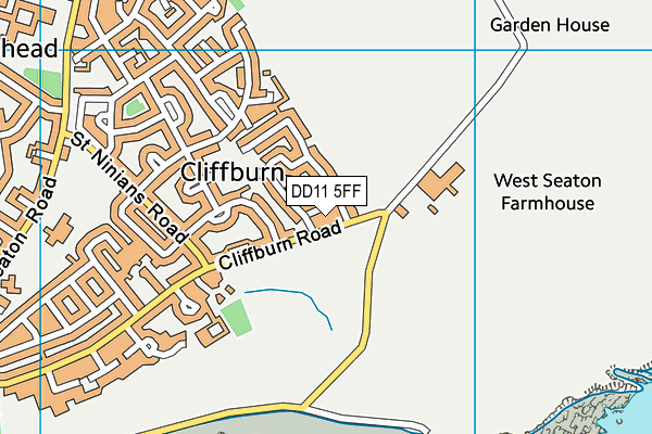 DD11 5FF map - OS VectorMap District (Ordnance Survey) DD11 5FF map - OS VectorMap District (Ordnance Survey)