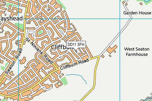 DD11 5FH map - OS VectorMap District (Ordnance Survey) DD11 5FH map - OS VectorMap District (Ordnance Survey)